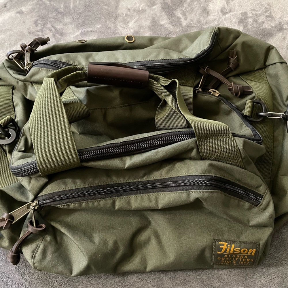Filson Duffle Pack Otter Green. Brand new